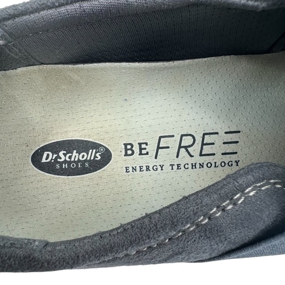 Dr Scholl's Blue Suede Wander Up Slip On Loafers Size 6 Women's - Picture 2 of 9